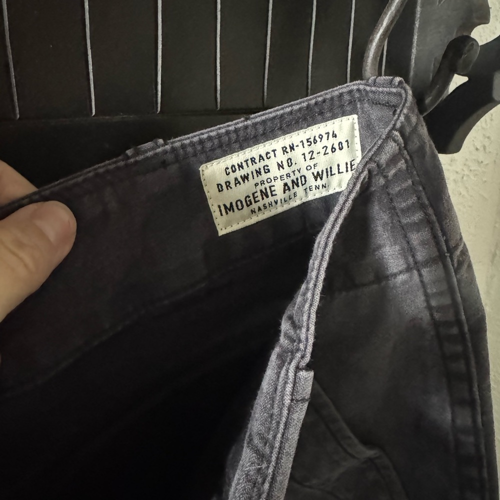 imogene + willie oliver military trouser NWT 34x32 - Picture 5 of 10
